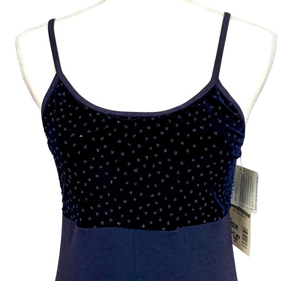Body Wrappers Sparkly Camisole Dance Dress M Split Front Skirt Racer Back Costum - Picture 2 of 10